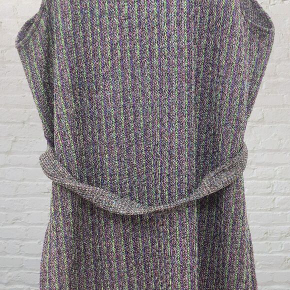 Zara Multicolor Knit Co-Ord Set Tunic & Pants L Vibrant Multicolor Casual Chic - Picture 13 of 16